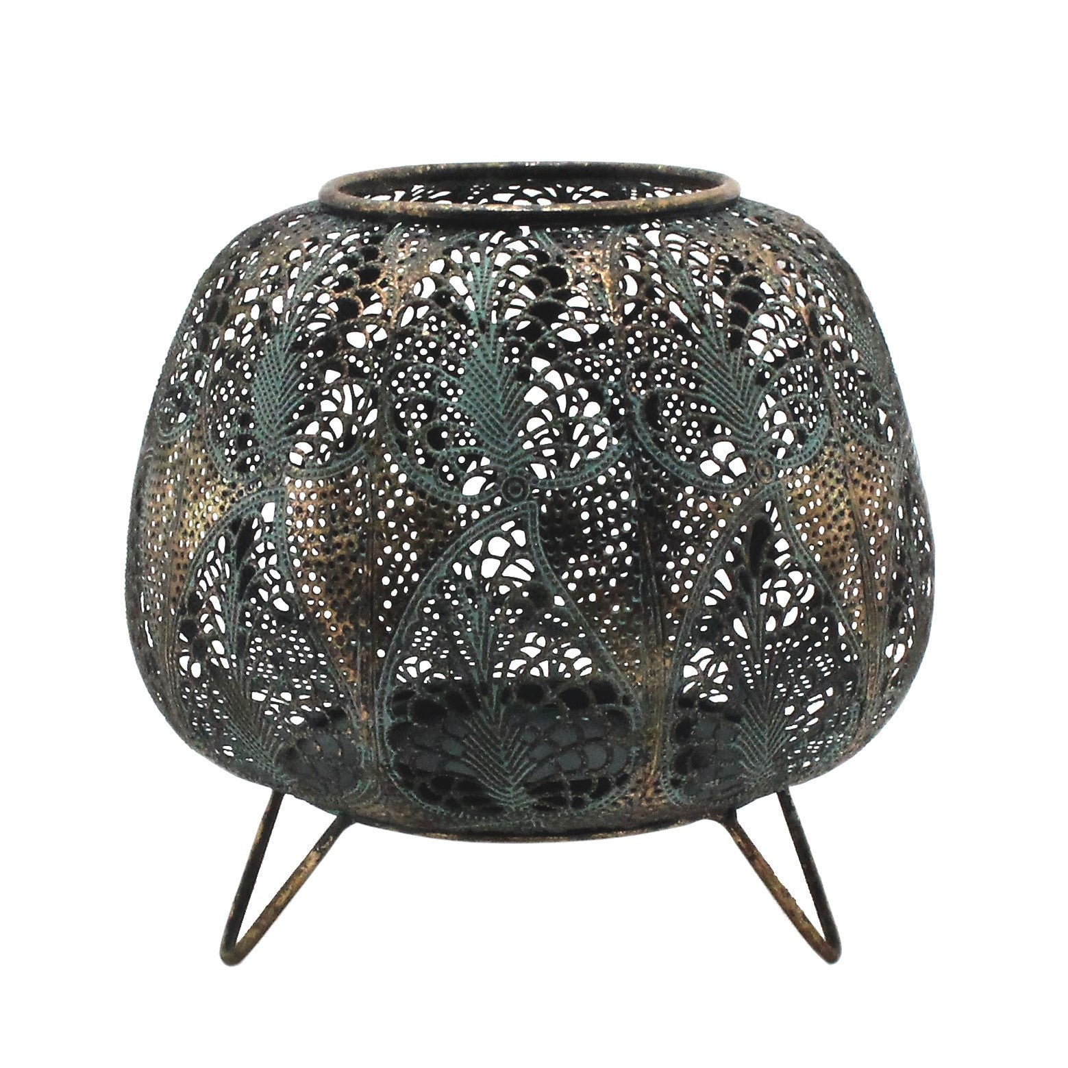 View Tropical Mesh Candle Holder 25cm information