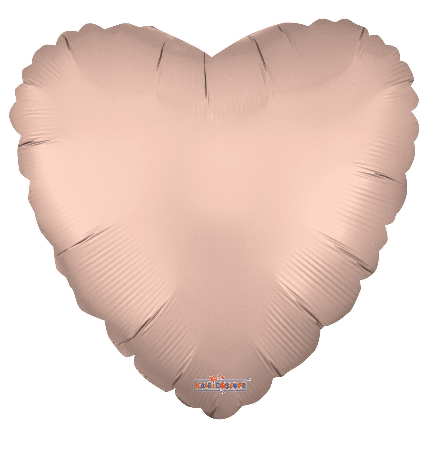 View Solid Matt Heart Balloon Rose Gold 18 inch information