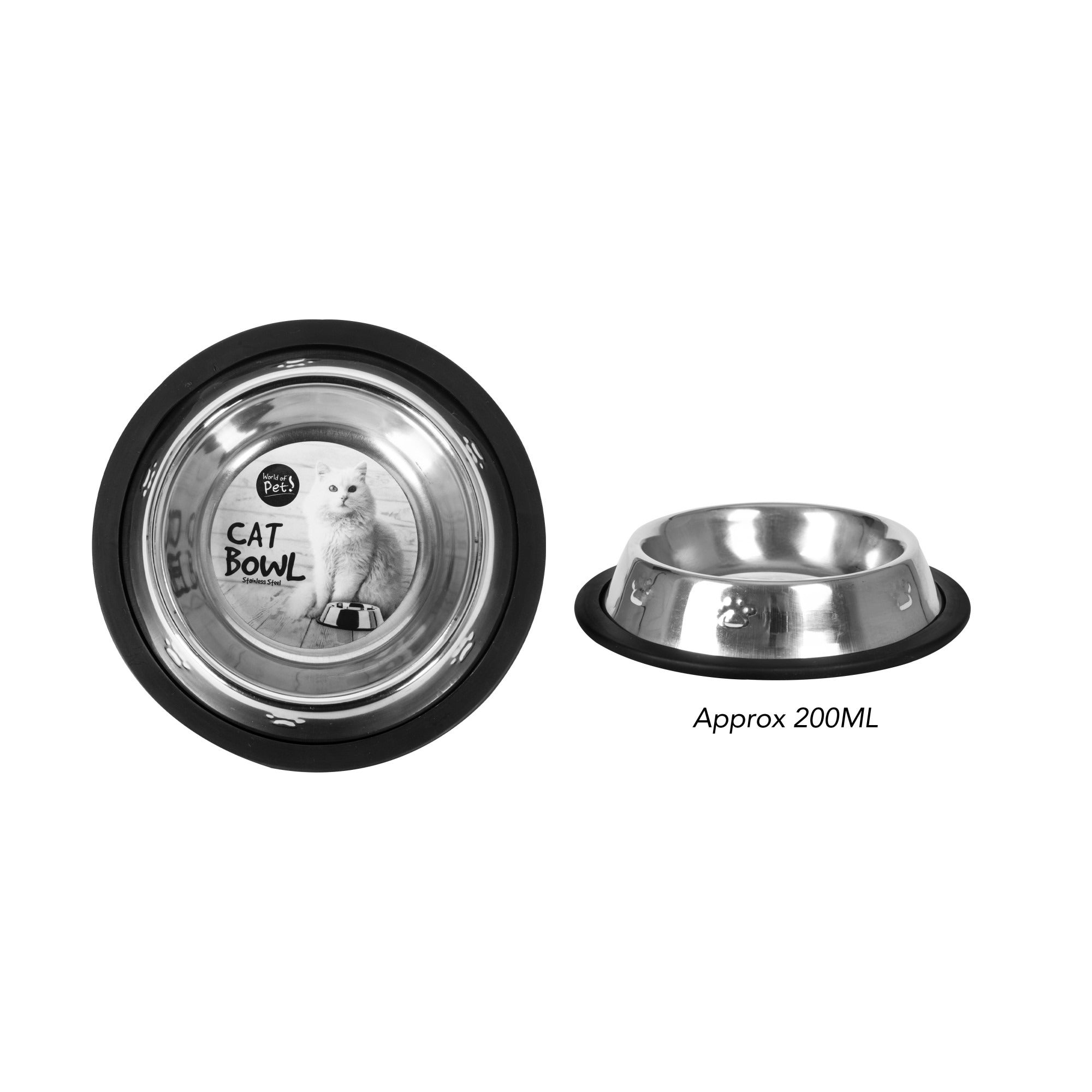 View Stainless Steel Cat Bowl 15cm 200ml information