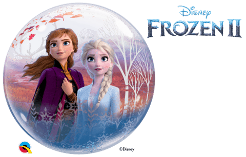 View 22 inch Single Bubble Frozen II Balloon information