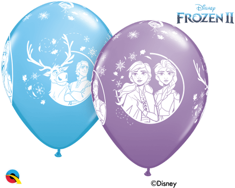 View Assorted 12 inch Latex Frozen II Balloons 6pk information