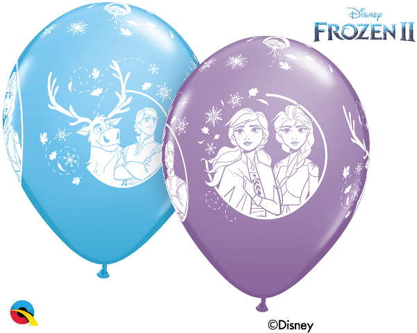 View 11 inch Latex Special Assorted Frozen II Balloons x25 information