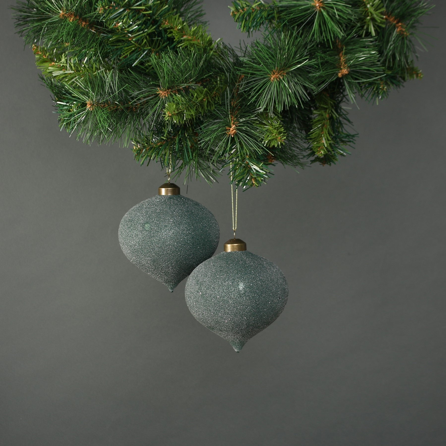 View Celeste Glass Onion Bauble Jade Set of 4 information