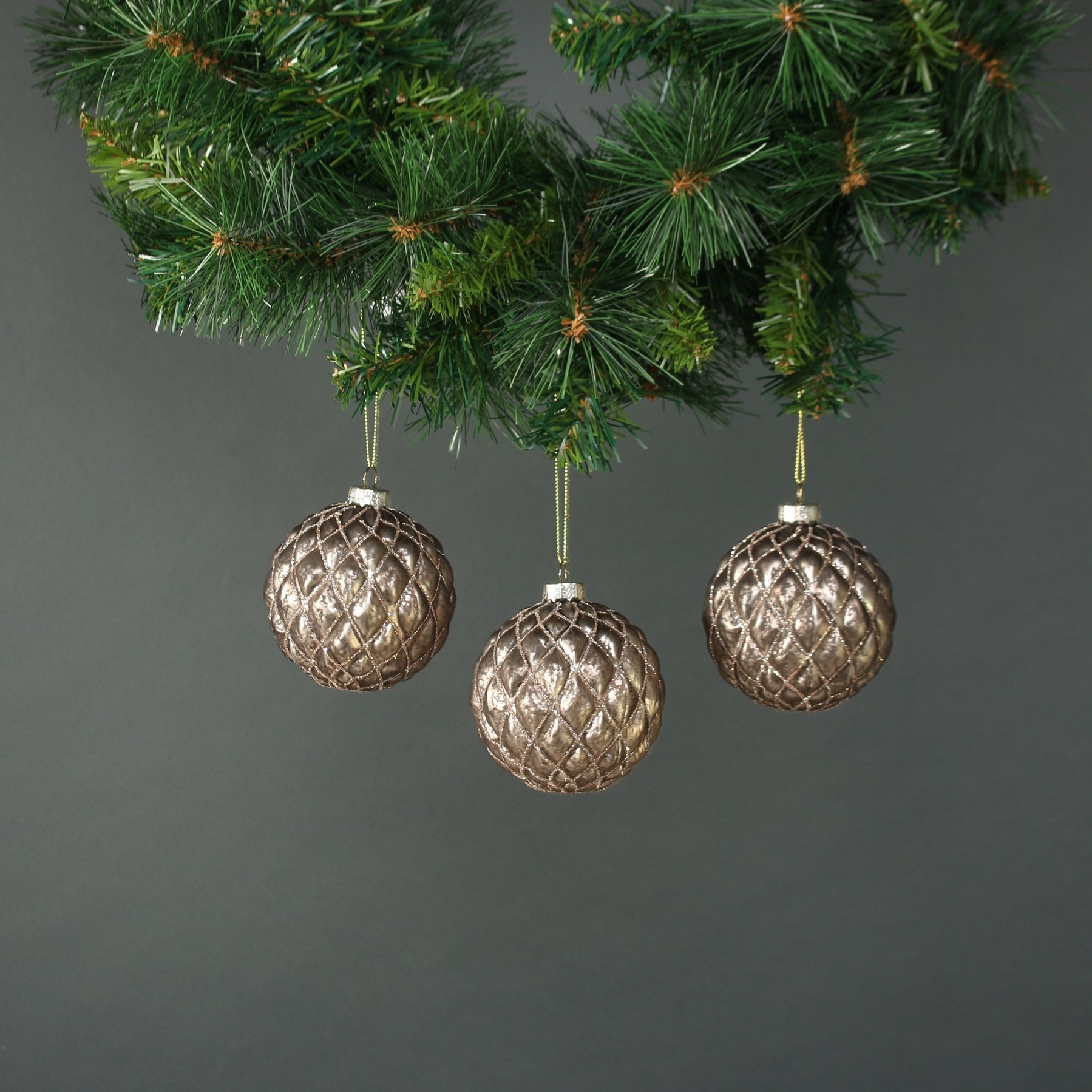 View Asteria 8cm Glass Bauble Set of 4 information