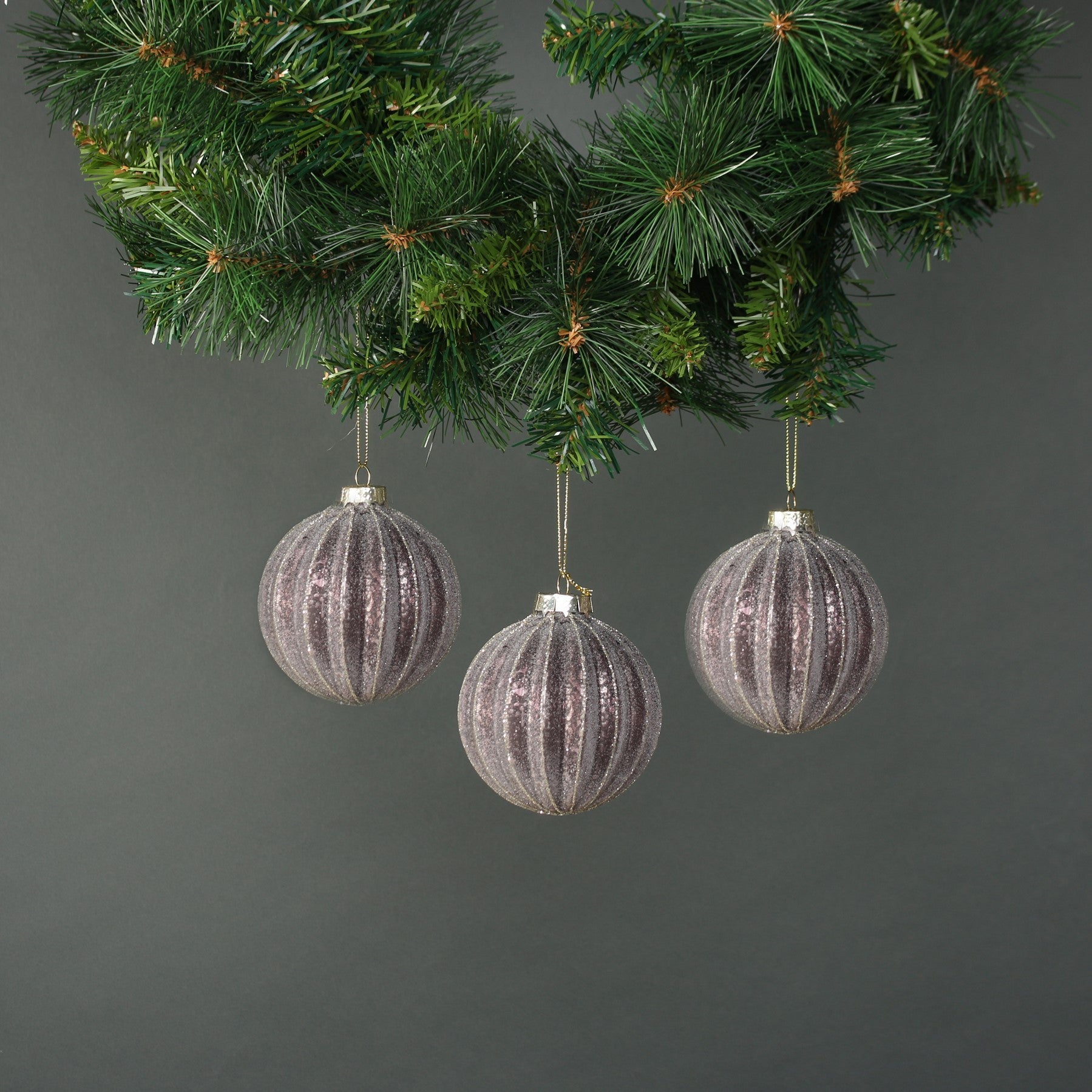 View Dariyah 8cm Glass Pumpkin Bauble Set of 4 information