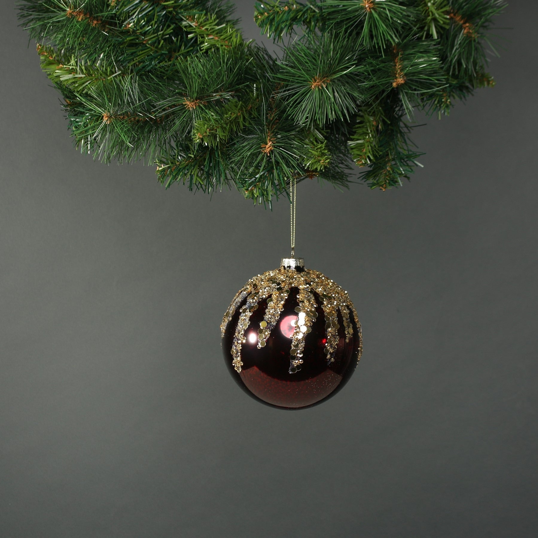 View Zanna 12cm Glass Bauble Set of 2 information