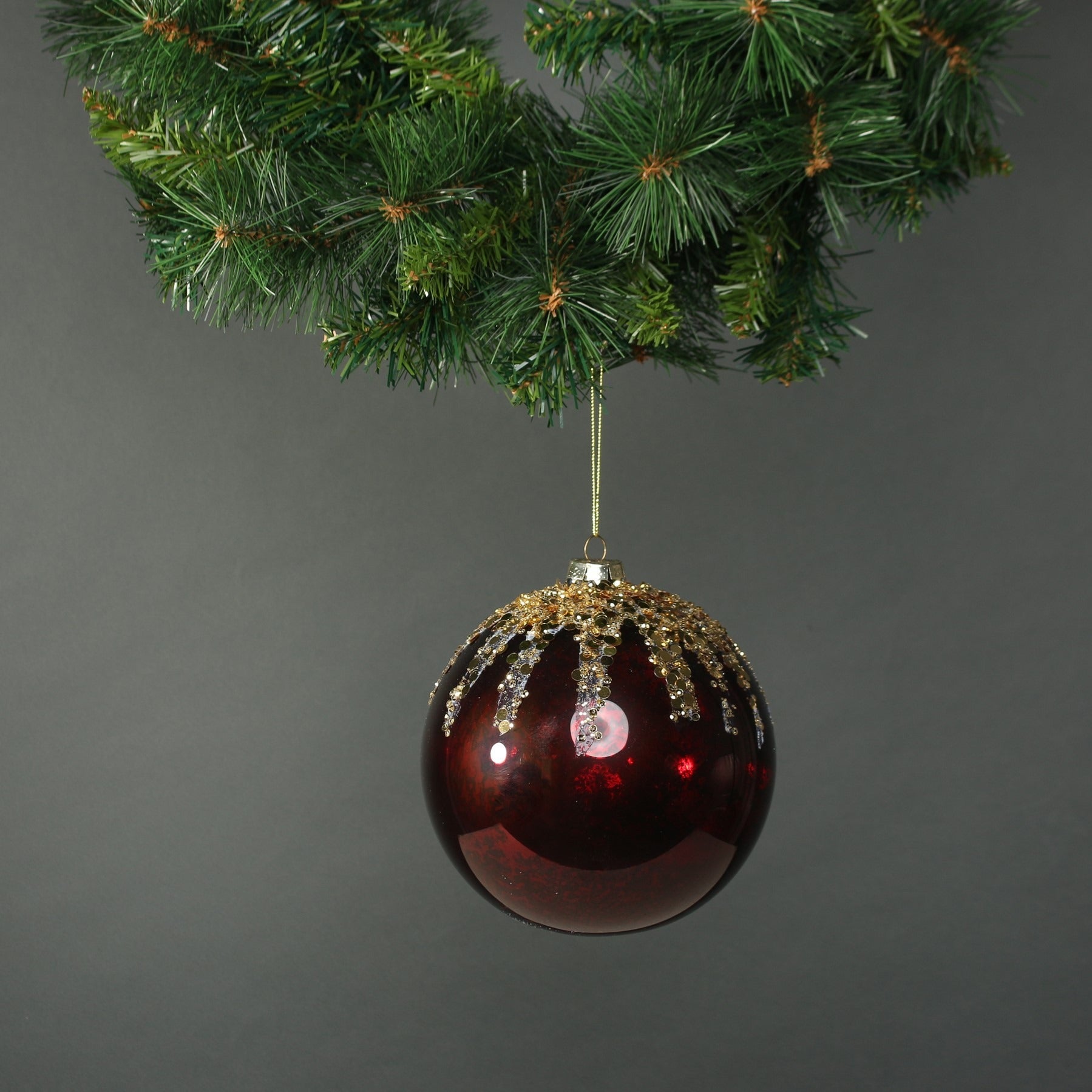 View Zanna 15cm Glass Bauble information