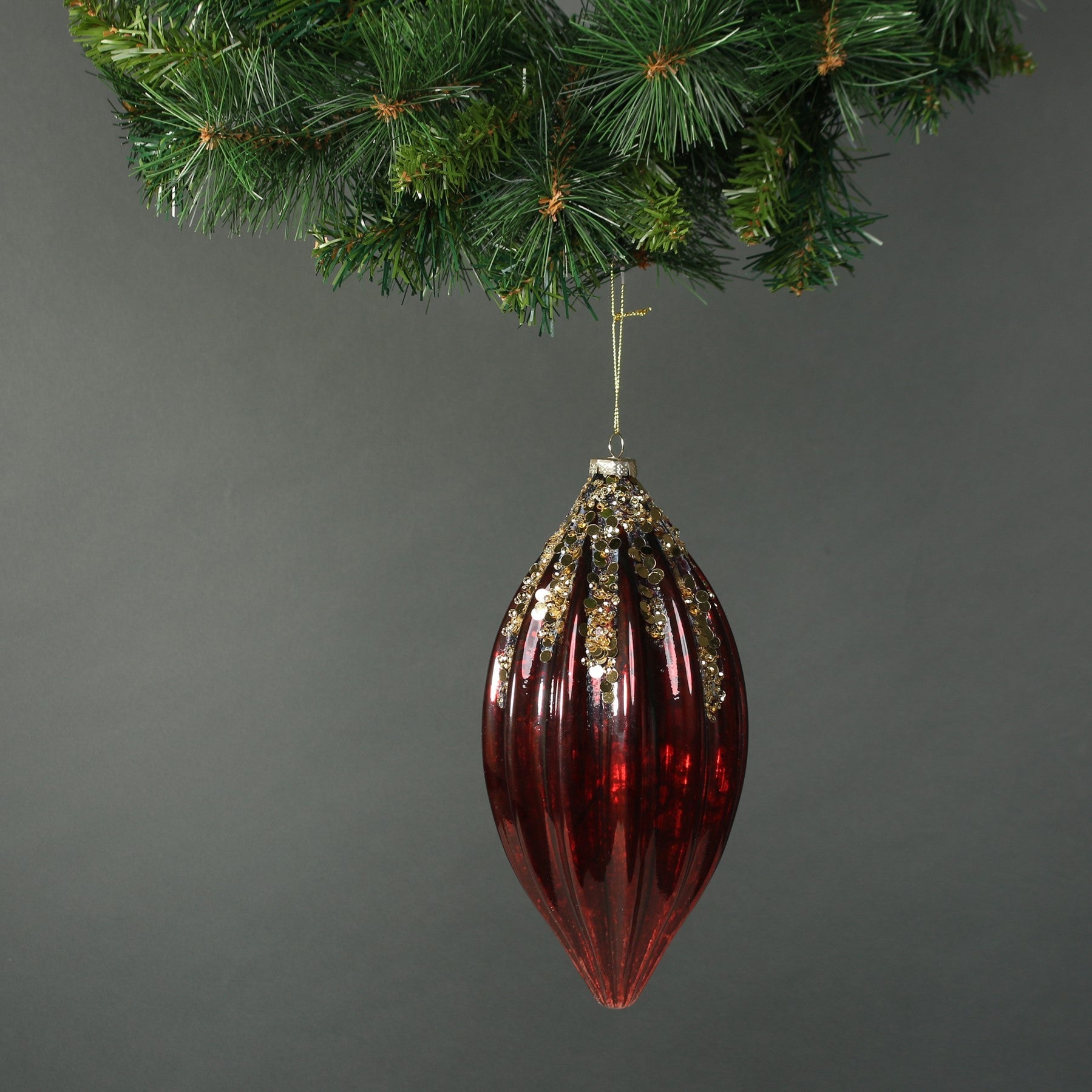 View Zanna Glass Drop Bauble information