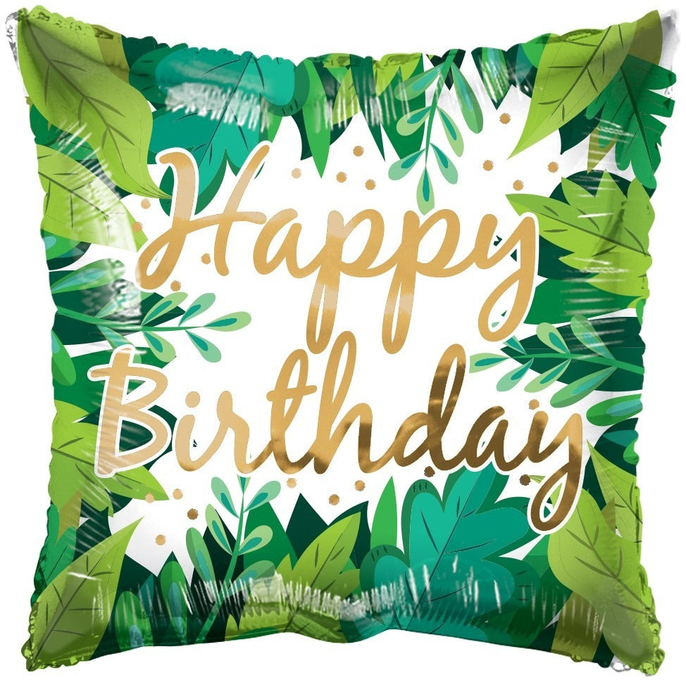 View 18 inch ECO ONE Balloon Birthday Foliage information