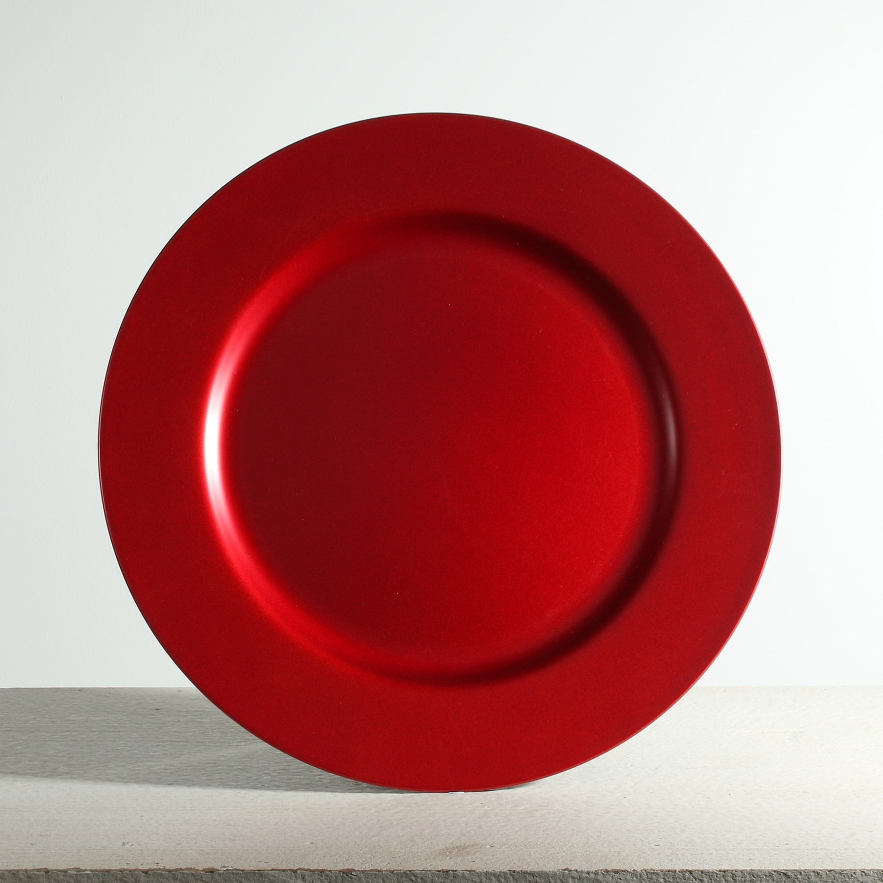 View Red Charger Plate 33cm information