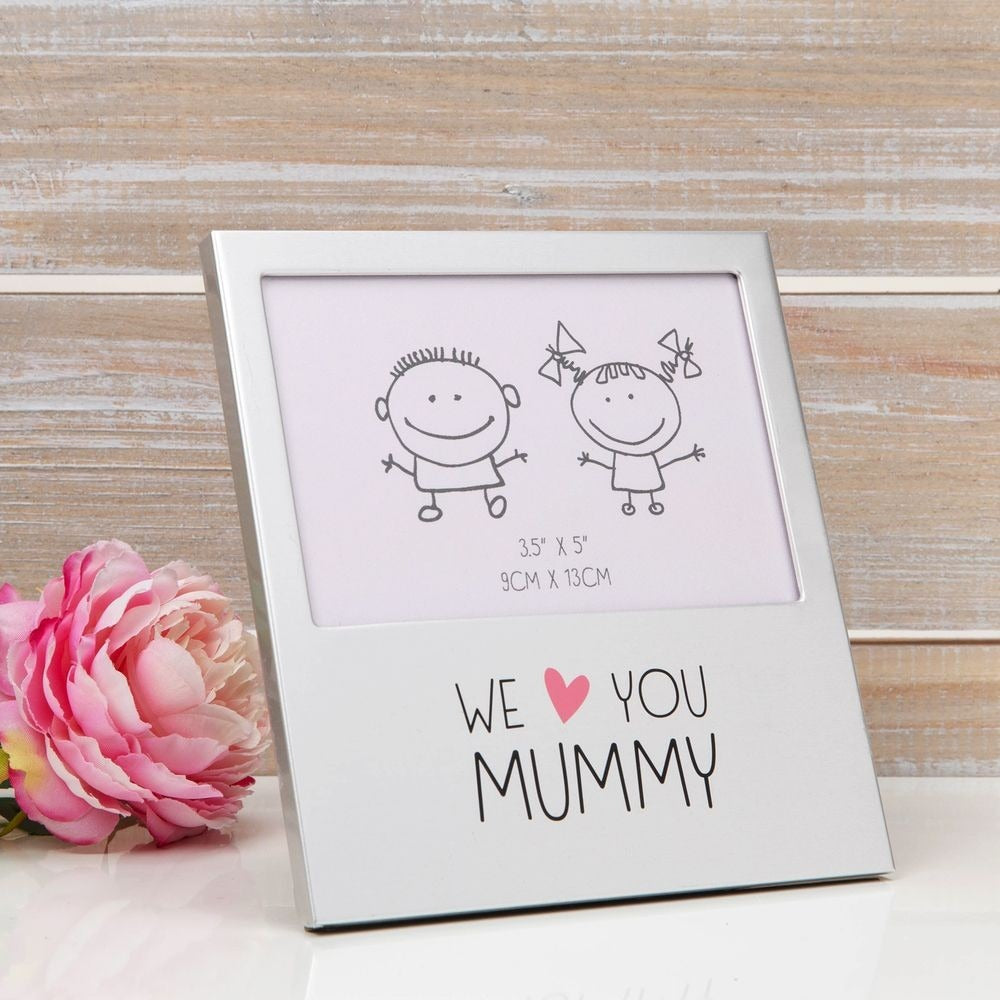 View We Love You Mummy Aluminium Photo Frame information