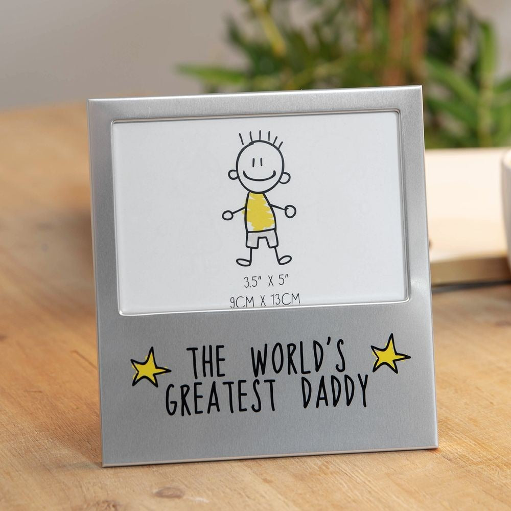 View Aluminium Photo Frame Worlds Greatest Daddy information