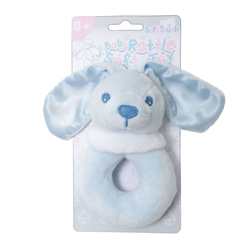 View Soft Touch Blue Bunny Rattle Toy information