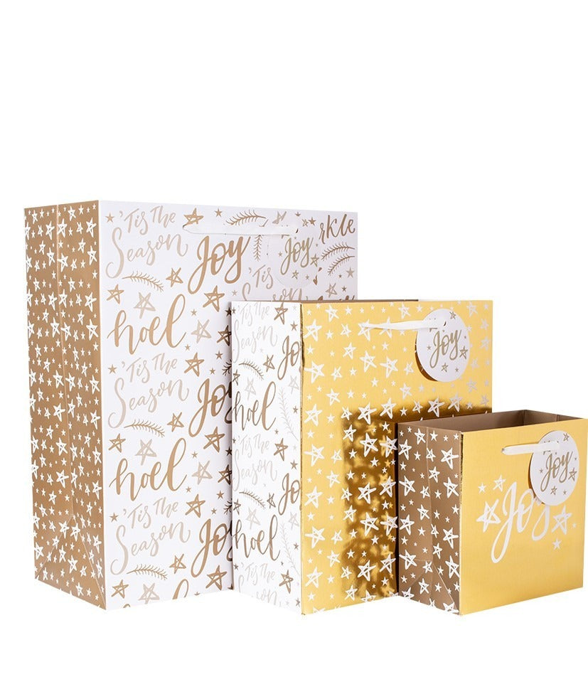 View Gold Gift Bags Pack of 3 information