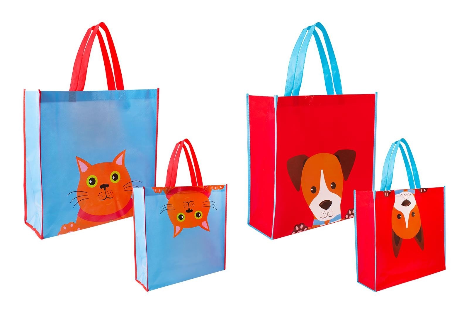 View Shopping Bag 43x40x14cm 2 Asst Im Pawsome Designs information