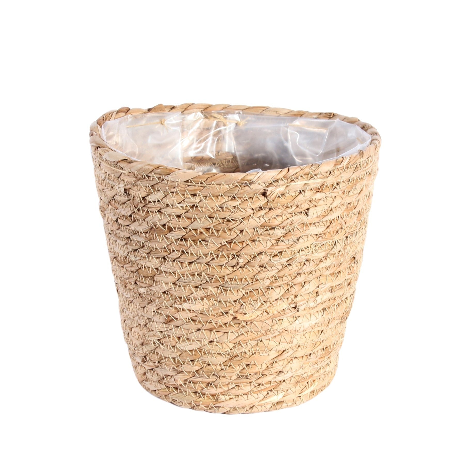 View 19cm Round Natural Seagrass Basket information