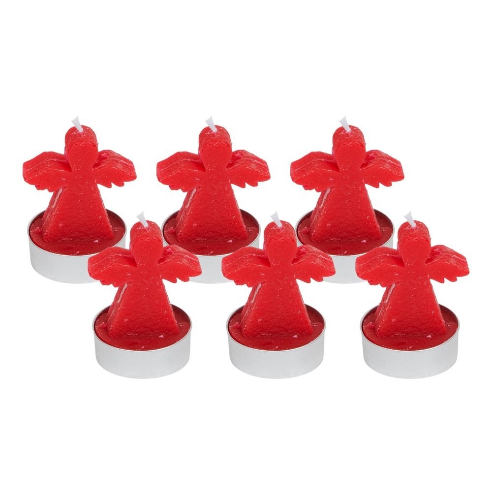 View Set of 6 Angel Shaped Candles information
