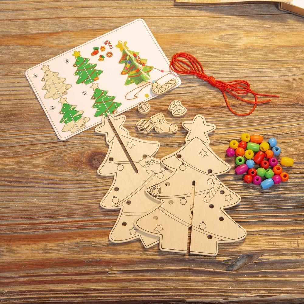 View DIY Colourful Wooden Christmas Tree Gift Set information