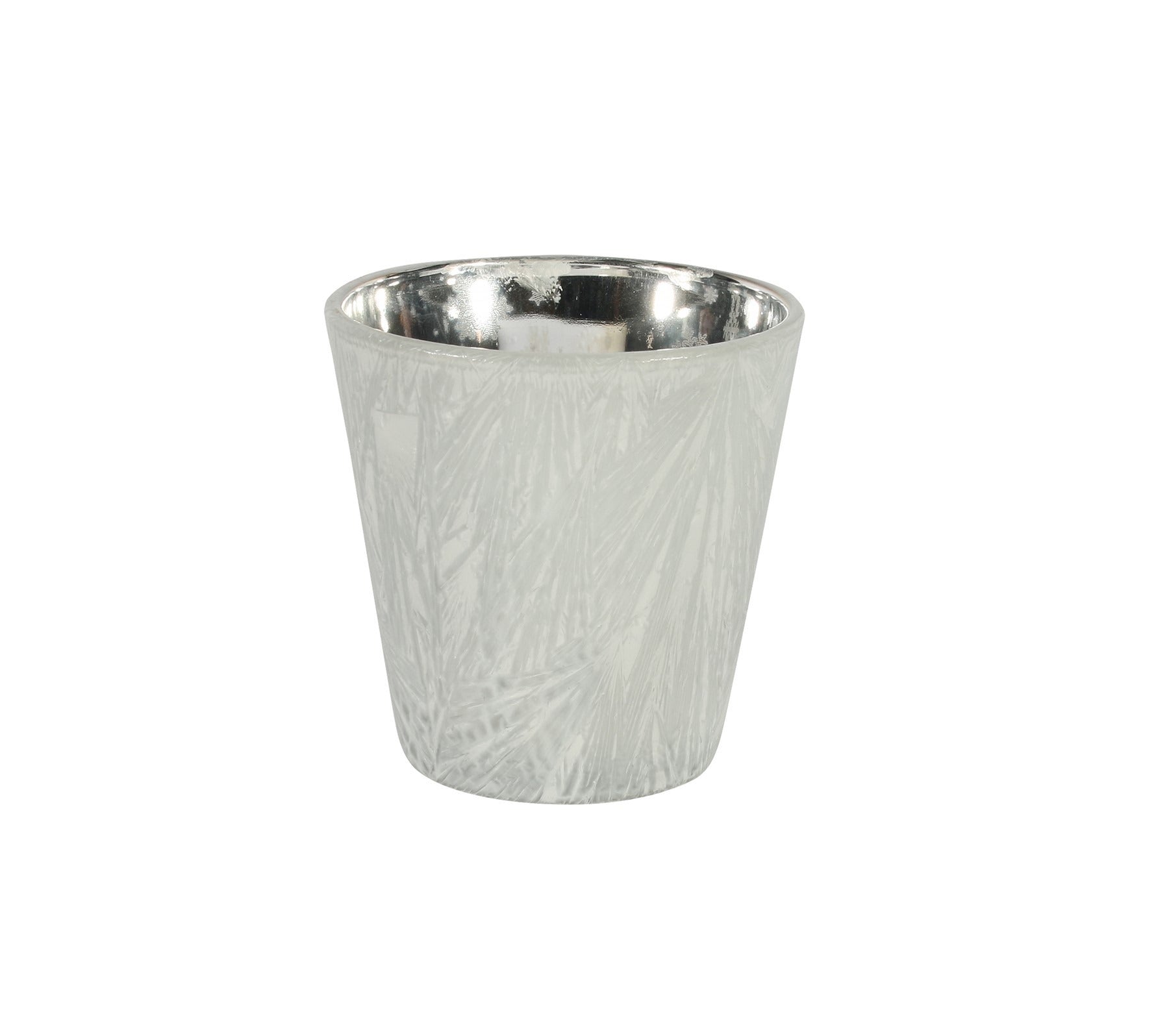 View White Frosted Votive Candle Holder S information