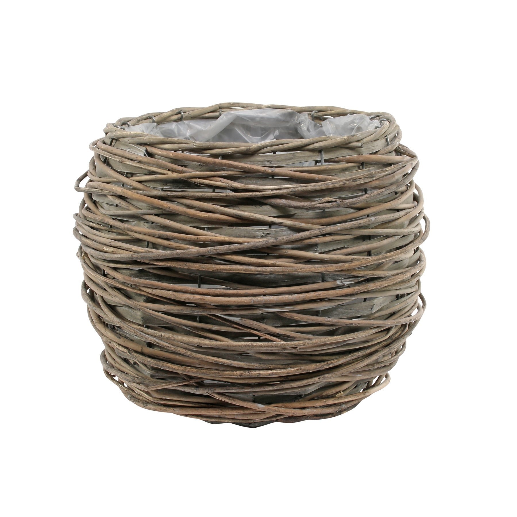 View Round Full Willow Basket 20cm information