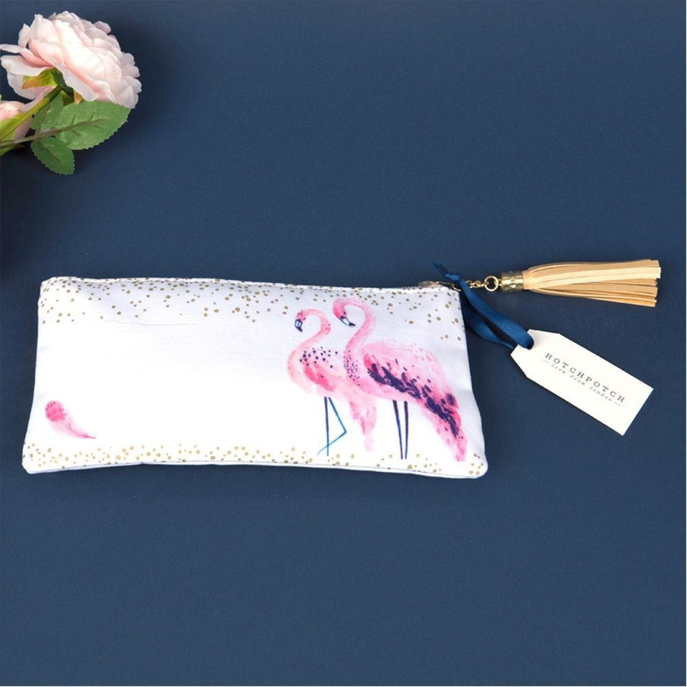 View Swan Lake Flamingo Cosmetic Bag information