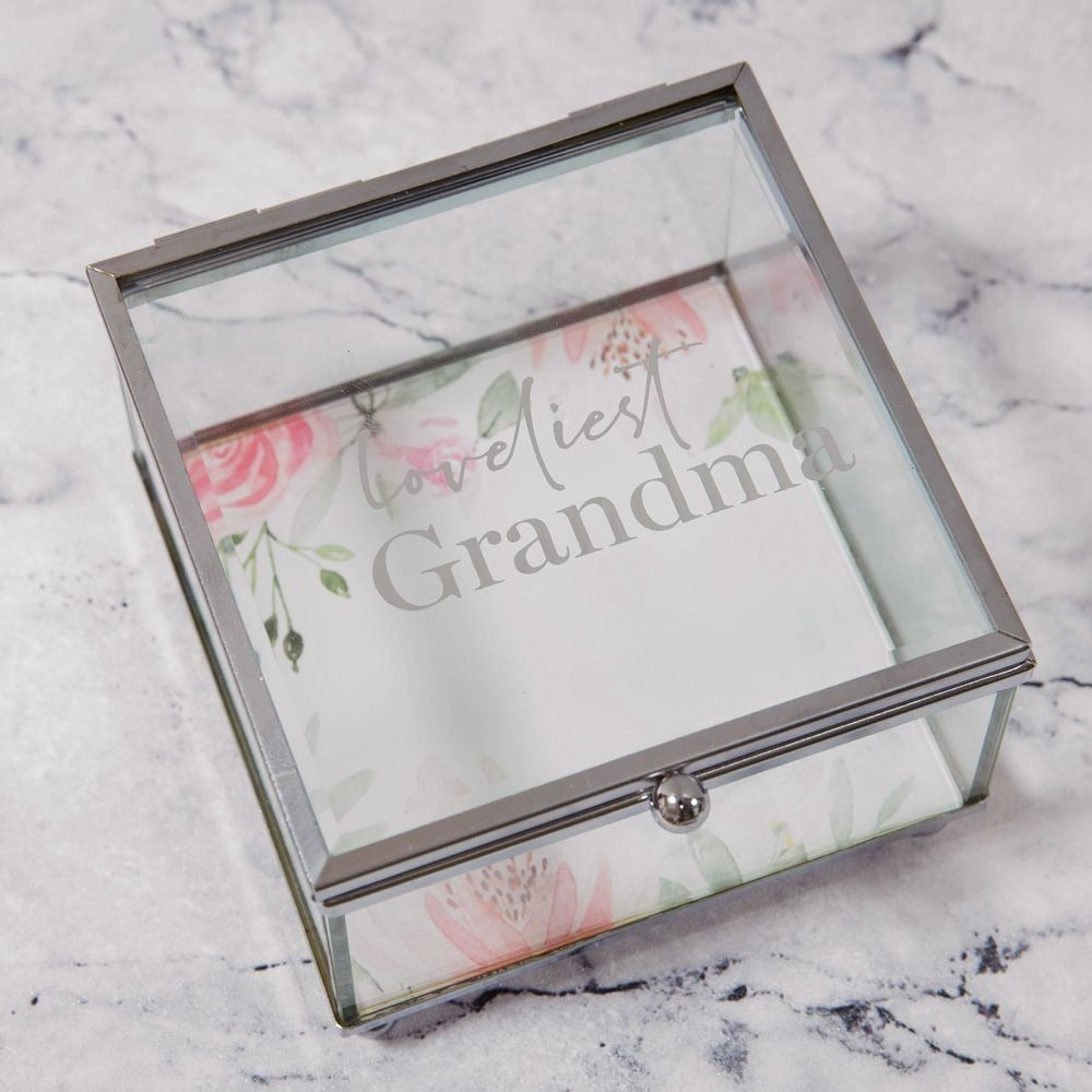 View Sophia Glass Trinket Box Loveliest Grandma information