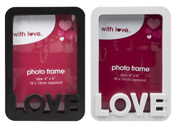 View 4 x 6 Love Photo Frame information