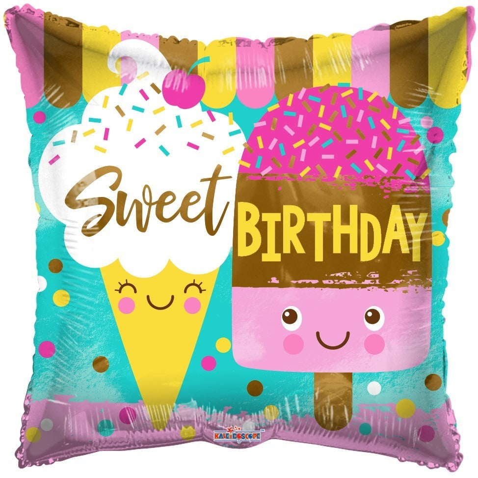 View Eco Balloon Sweet Birthday 18 Inch information