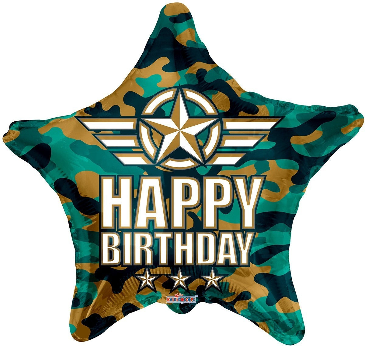 View Eco Balloon Birthday Camouflage 18 Inch information