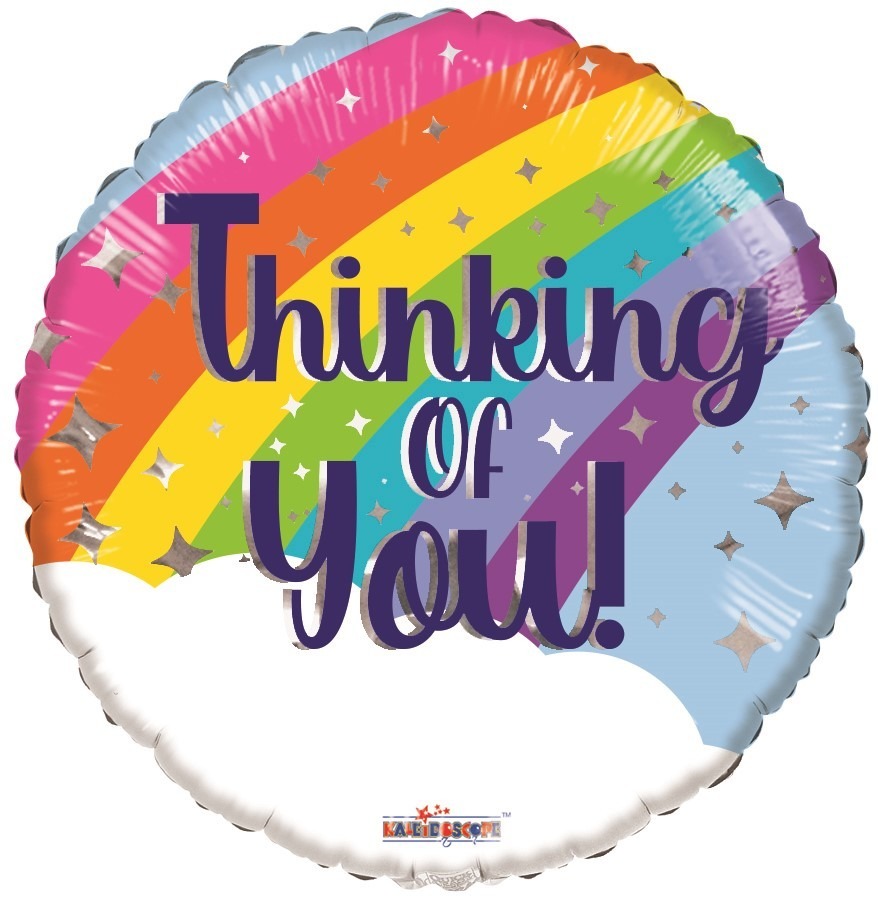 View Eco Balloon Thinking of You Rainbow 18 Inch information