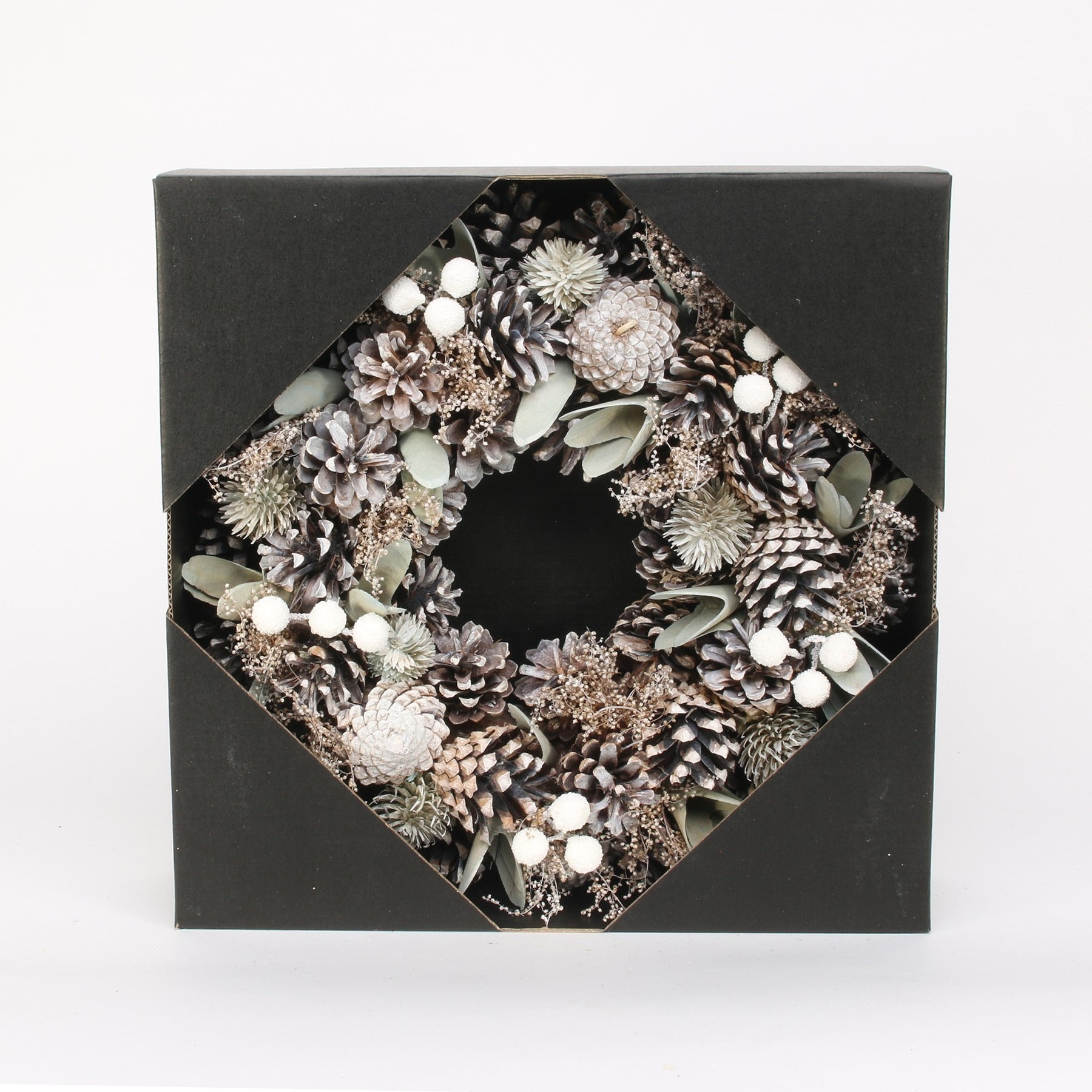 View Sage Green Natural Wreath 30cm information