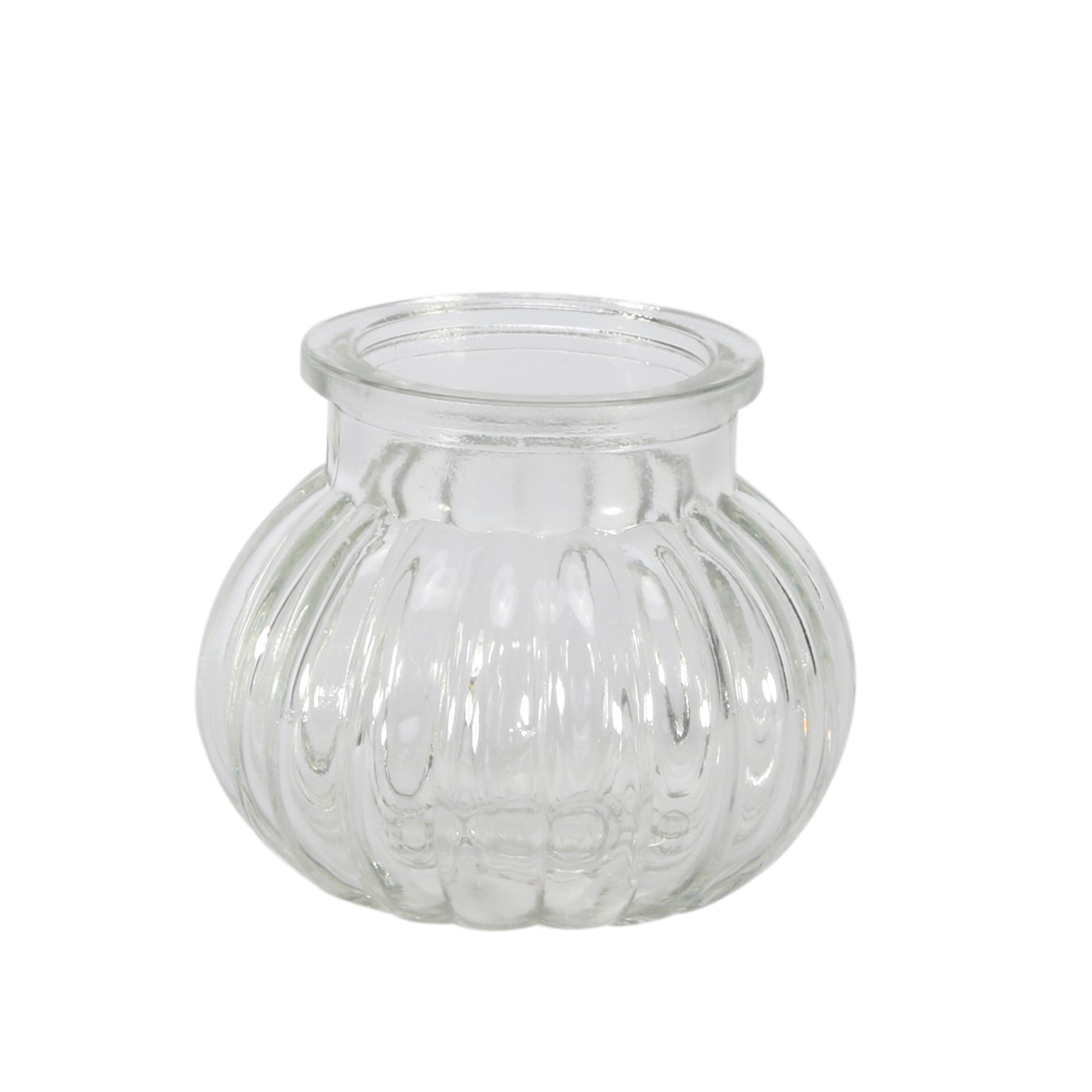 View Clear Veneto Bubble Jar 8cm x 9cm information