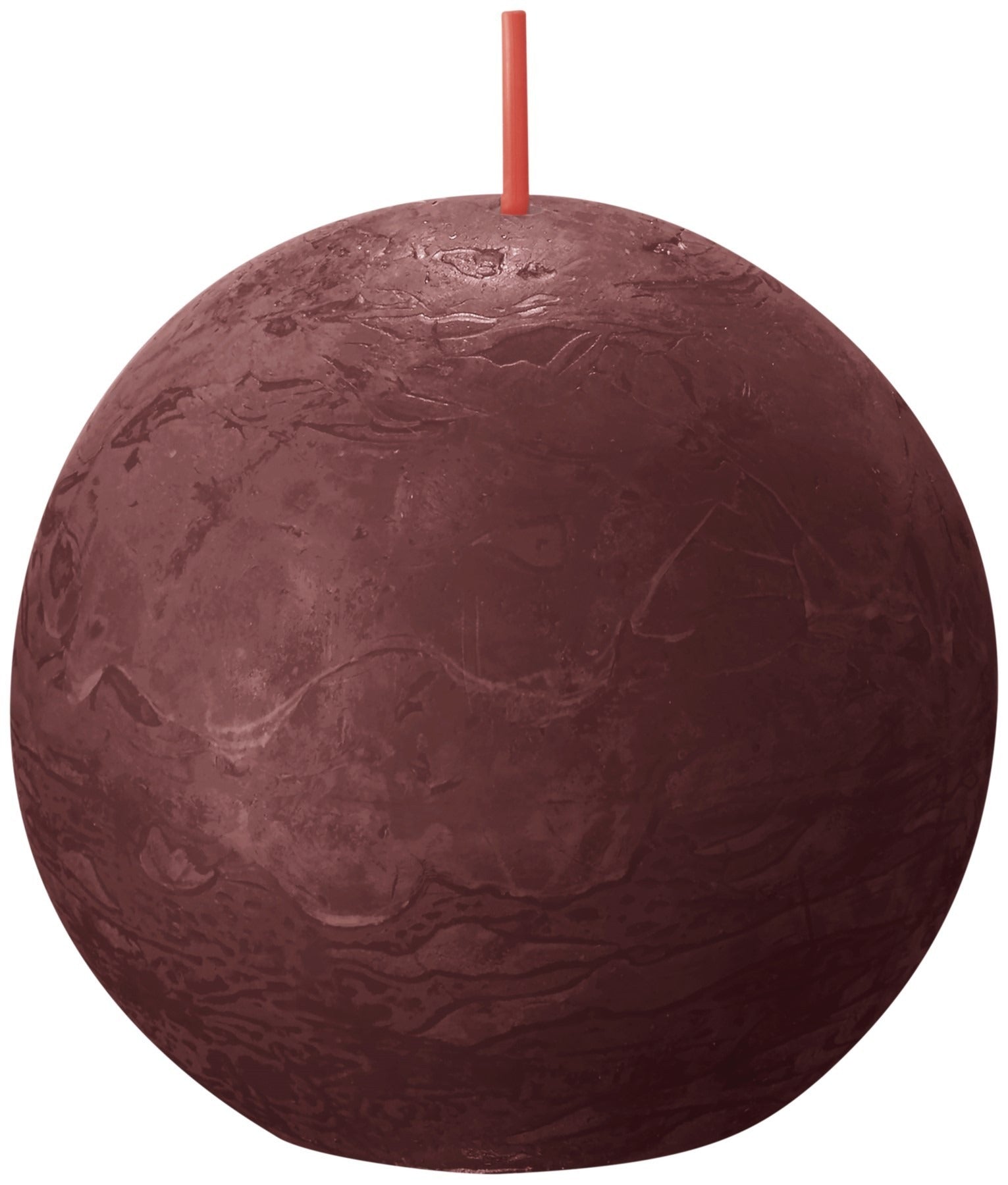 View Velvet Red Bolsius Rustic Ball Candle 76mm information