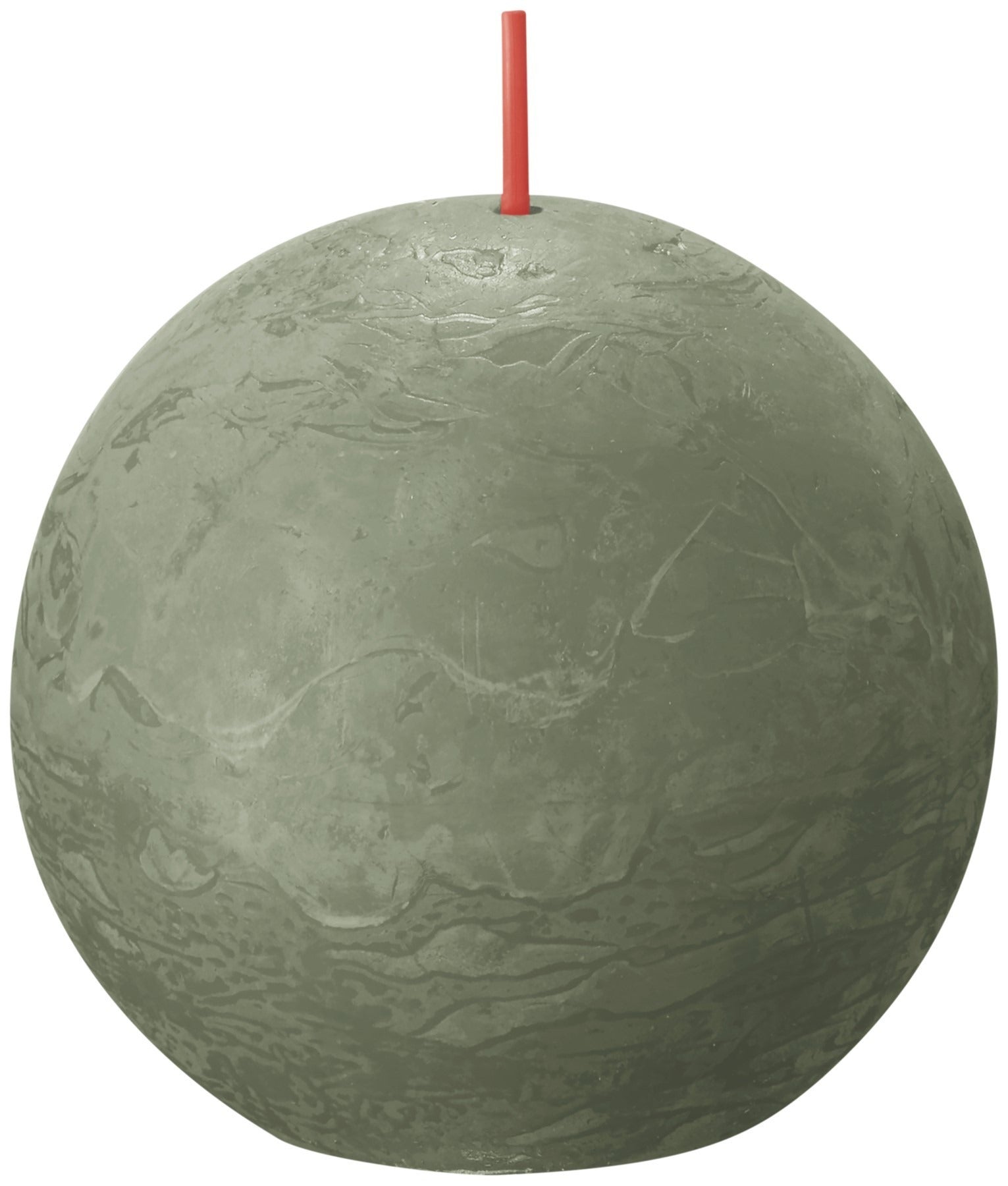 View Fresh Olive Bolsius Rustic Ball Candle 76mm information