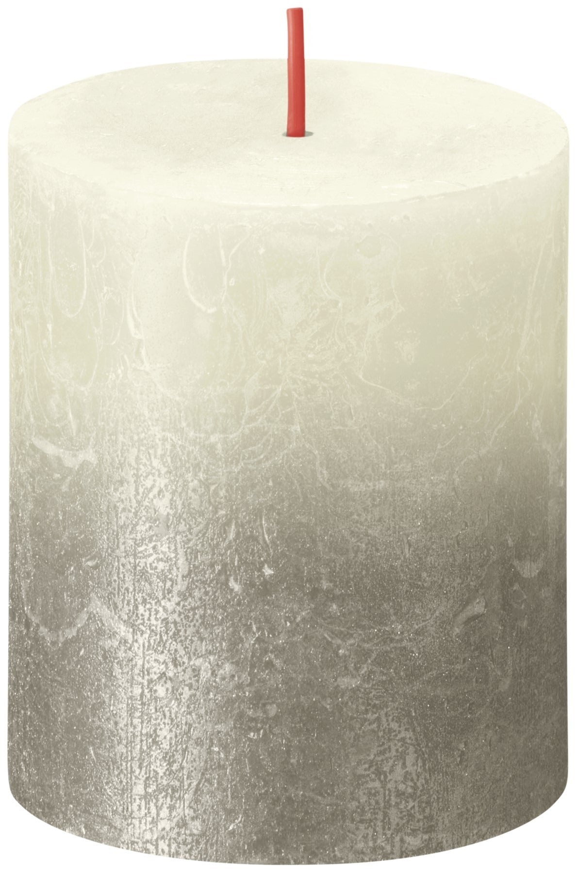 View Faded Soft Pearl Bolsius Rustic Metallic Candle 80 x 68mm information