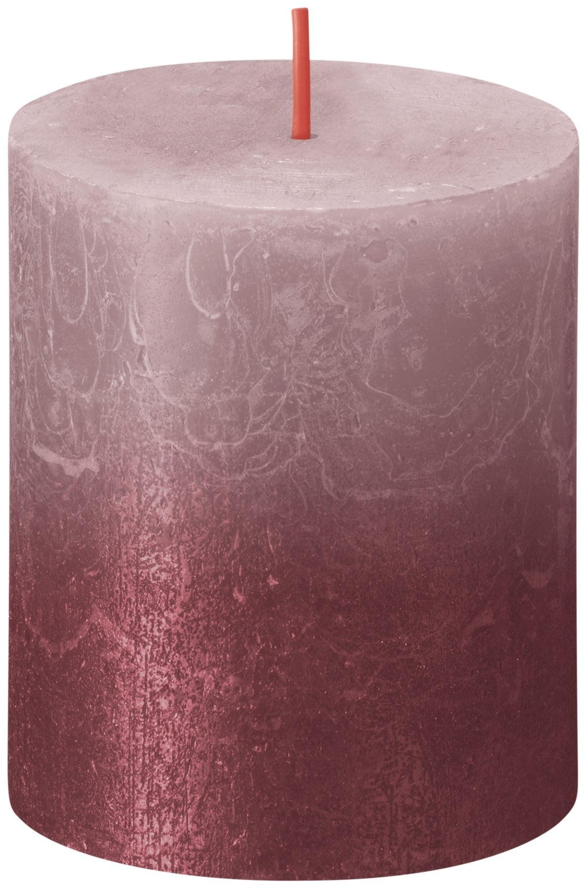 View Rose Red Bolsius Rustic Metallic Candle 80 x 68mm information