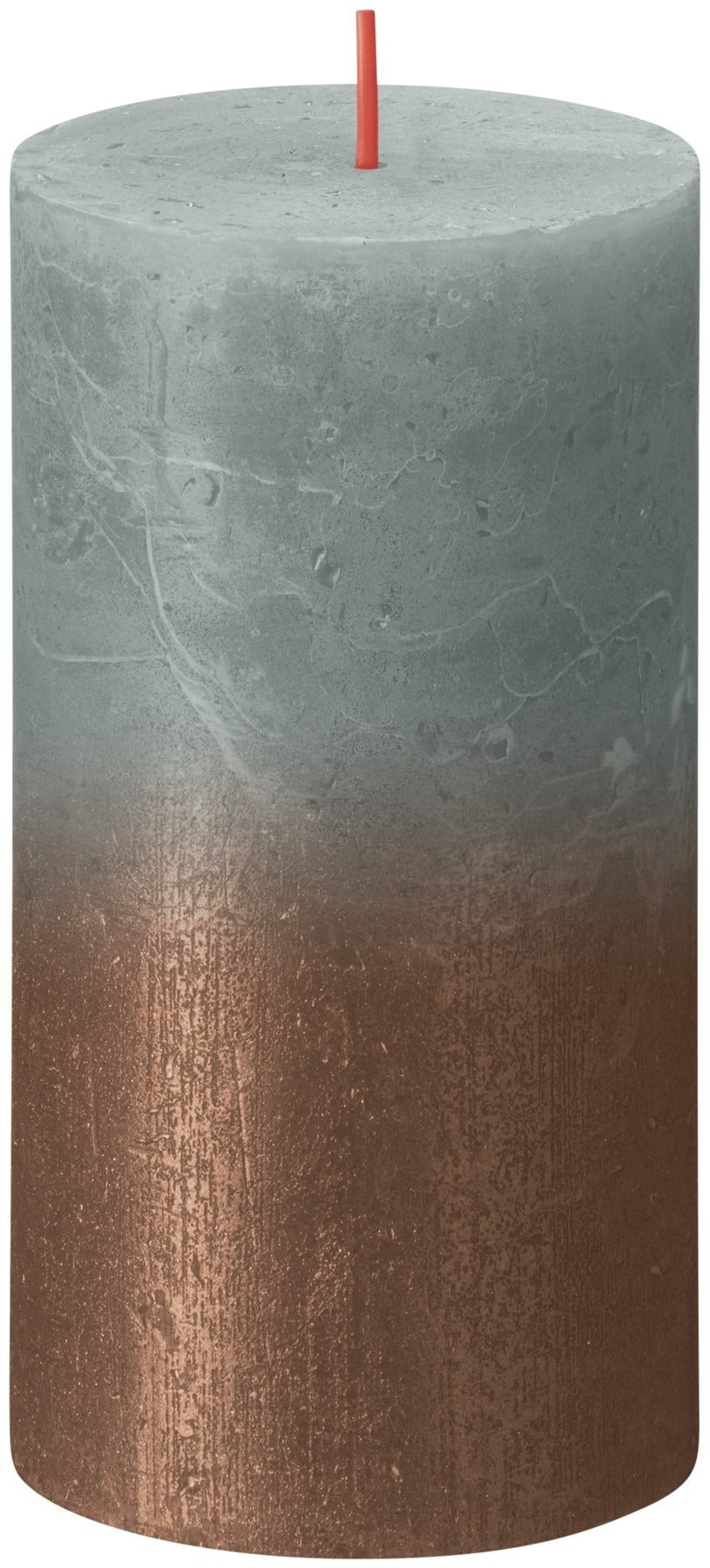 View Bolsius Rustic Faded Eucalyptus Green Copper Metallic Candle 130mm x 68mm information