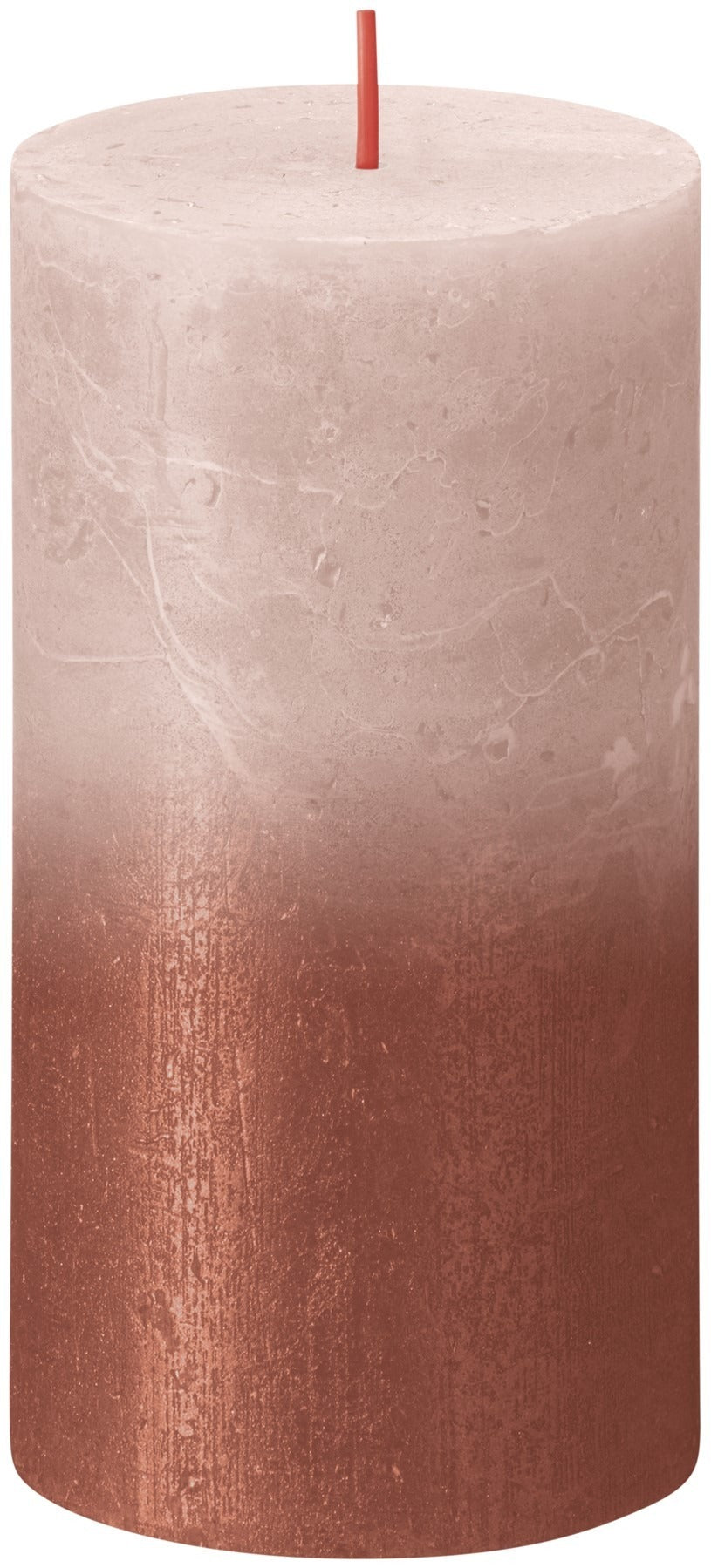 View Bolsius Rustic Metallic Candle 130 x 68 Faded Misty Pink Amber information