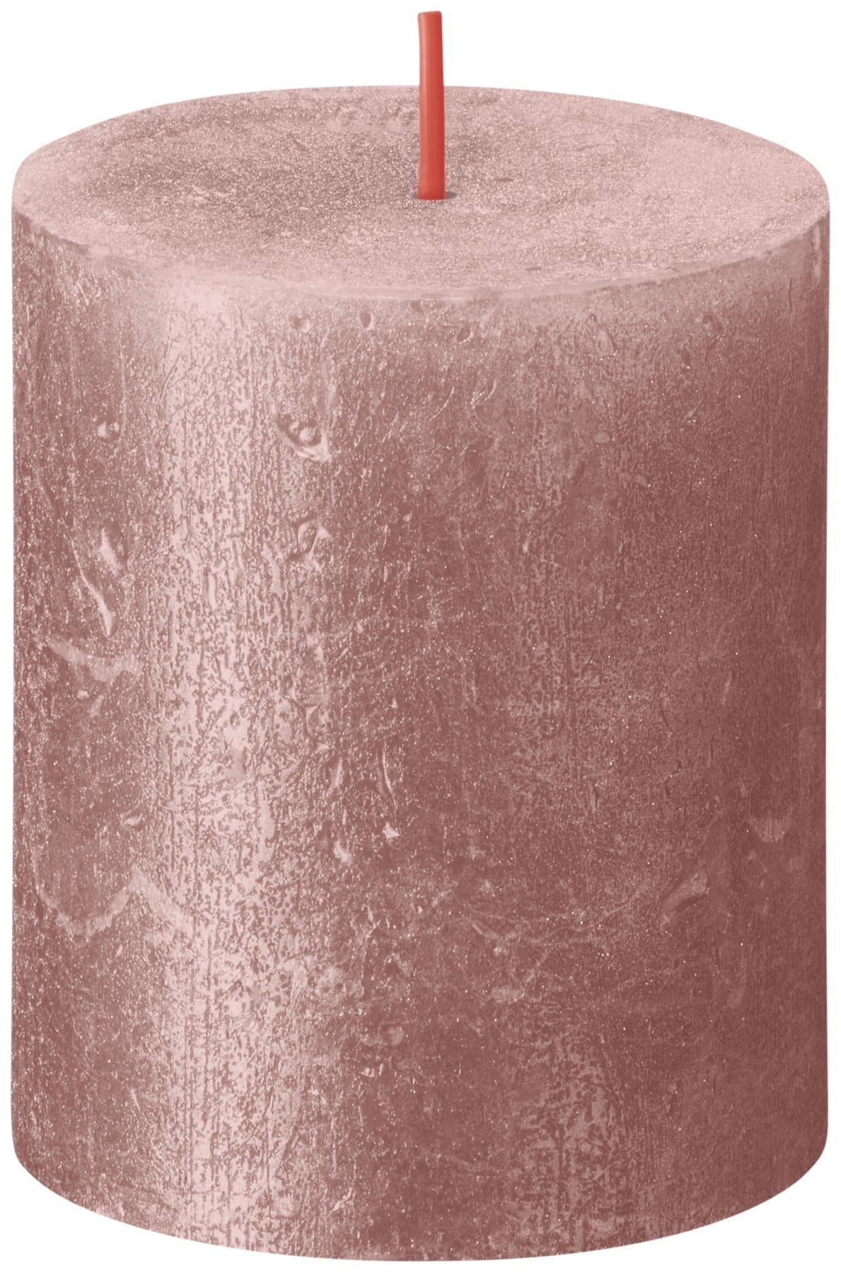 View Pink Bolsius Rustic Shimmer Metallic Candle 80 x 68 mm information