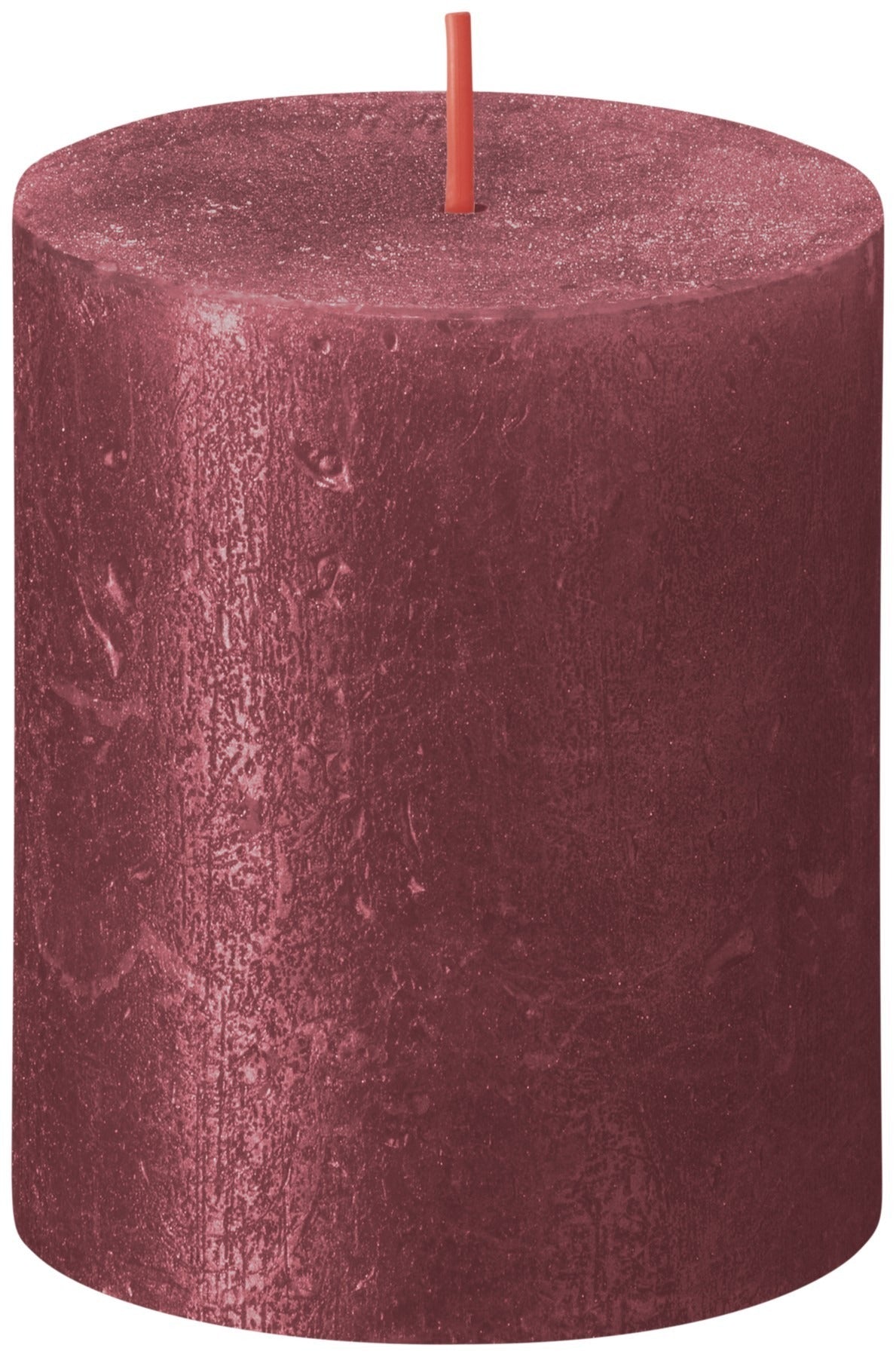 View Red Bolsius Rustic Shimmer Metallic Candle 80 x 68mm information
