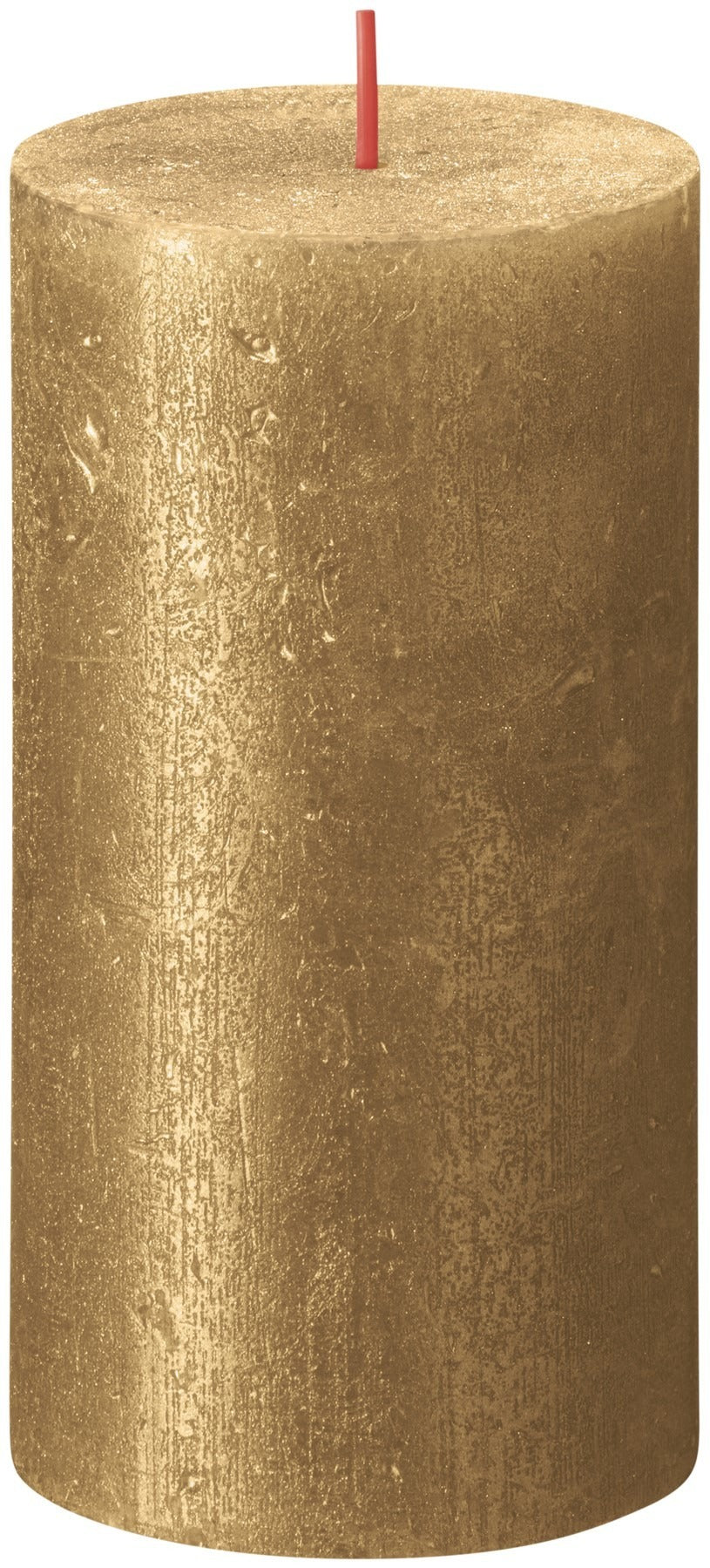 View Gold Bolsius Rustic Shimmer Metallic Candle 130 x 68mm information