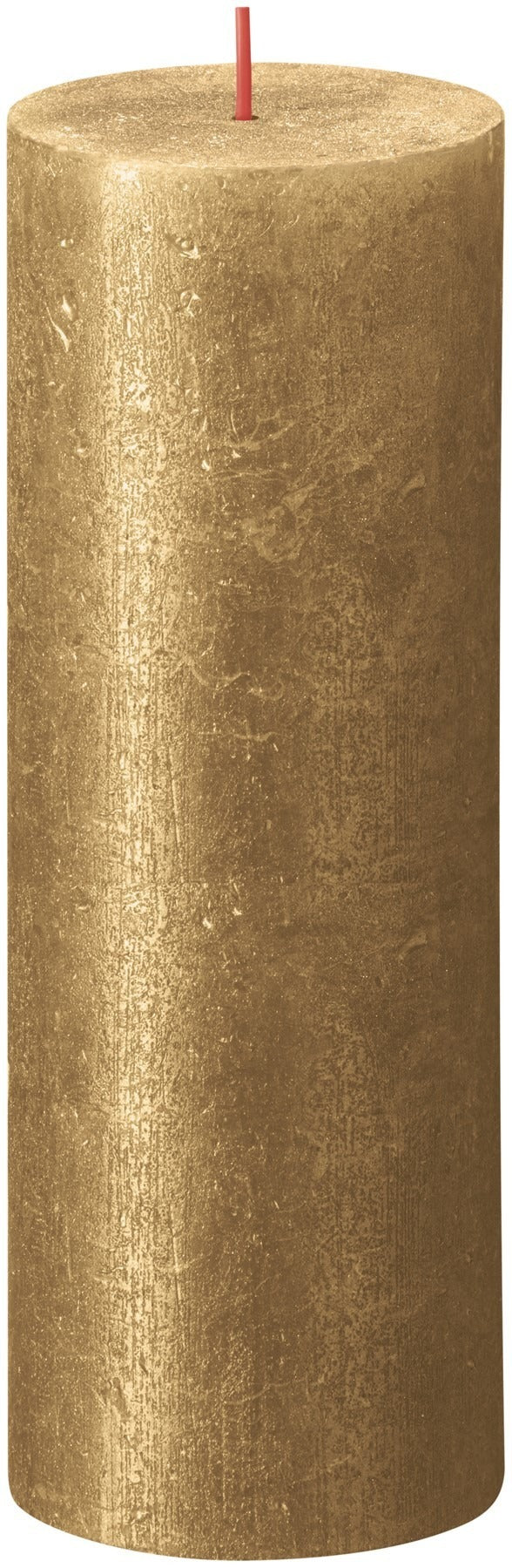 View Gold Bolsius Rustic Shimmer Metallic Candle 190 x 68mm information