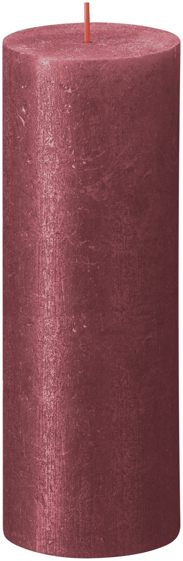 View Red Bolsius Rustic Shimmer Metallic Candle 190 x 68mm information