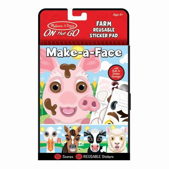 View MakeaFace Reusable Sticker Pad Farm information