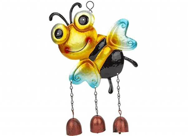 View Metal Happy Bee Windchime Assorted Product information