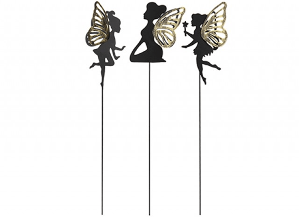 View Metal Fairy Silhouette Black information