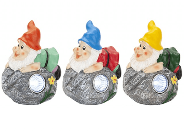 View Gnome On Rock Solar Light Assorted Product information
