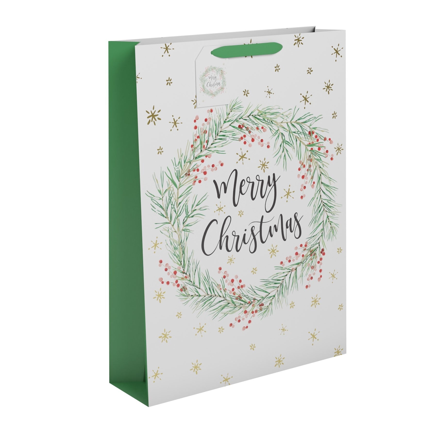 View Christmas Wreath Gift Bag ExtraLarge information