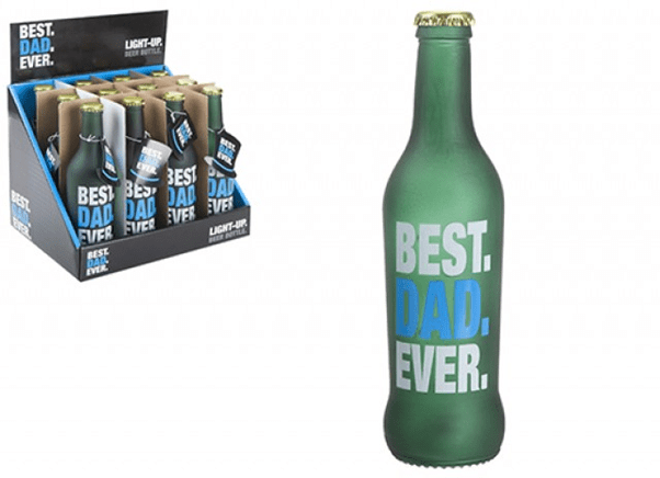 View Light Up Best Dad Ever Beer Bottle information