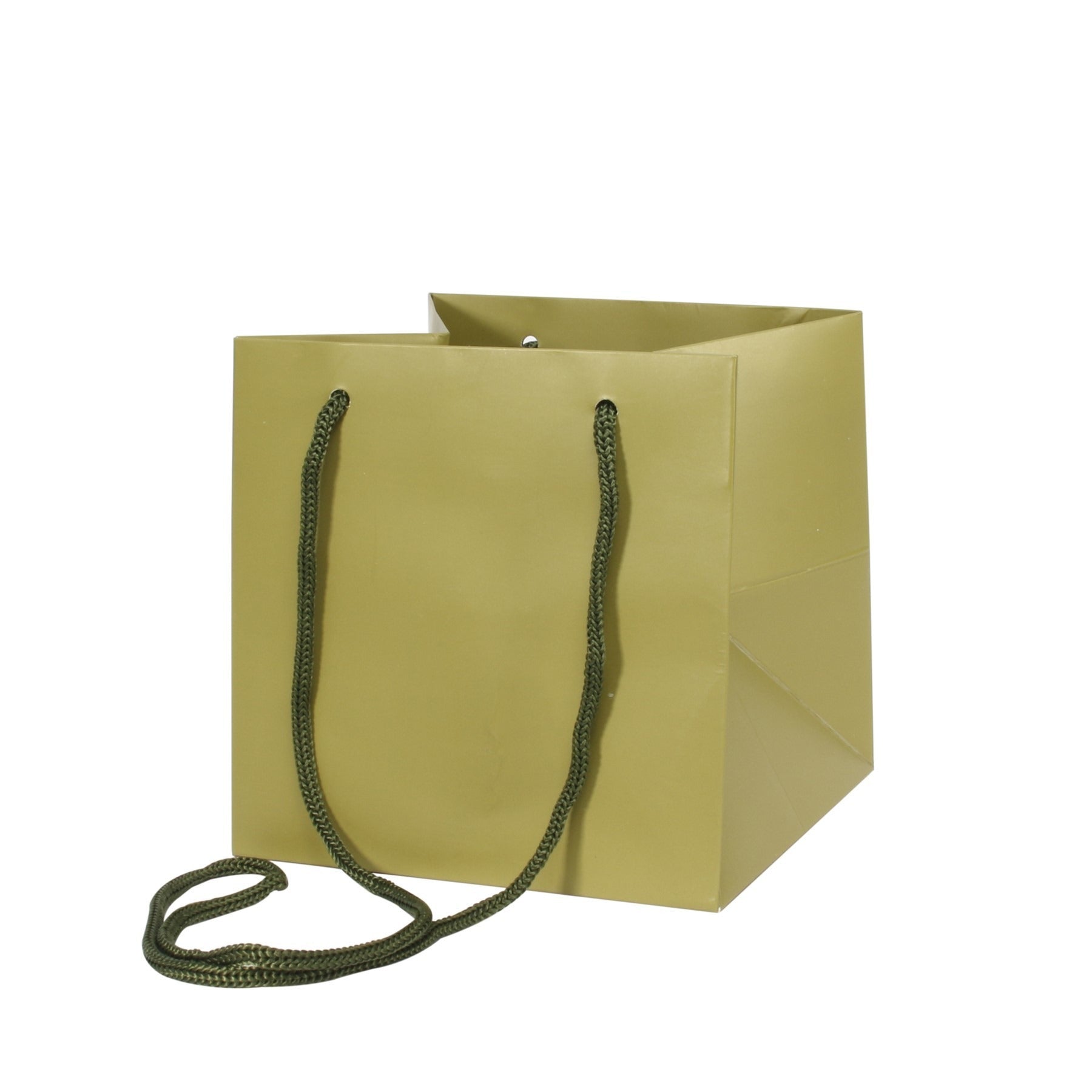 View Sage Green Hand Tie Bag 17x17cm information